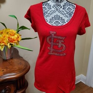 St. Louis Cardinals bling women's tee, large